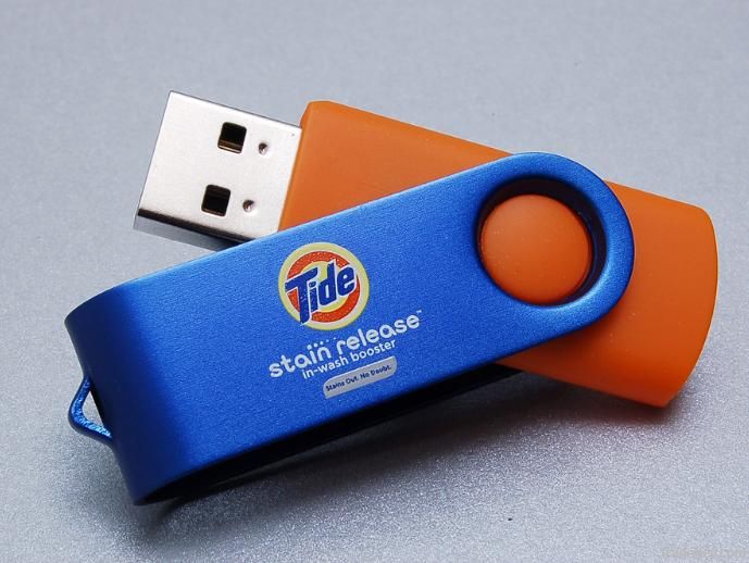 Unique twist usb flash drive, unique swivel usb flash drive