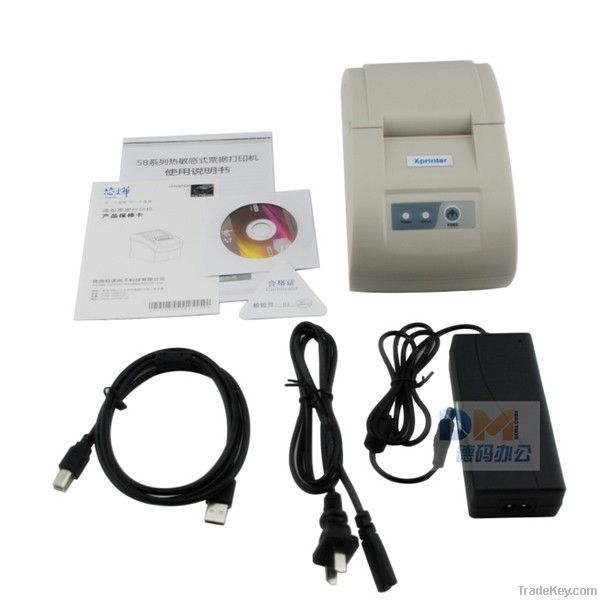 New thermal printer POS58 printer 58mm POS receipt printer