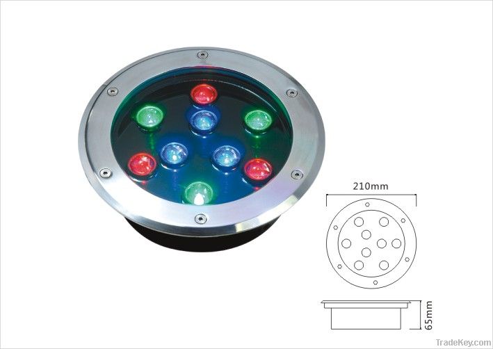 9W High Power LED Underground Lamp