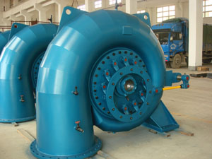 Francis water turbine