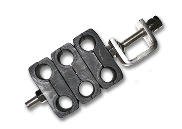 coaxial cable hanger, clamps