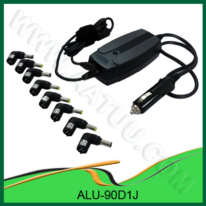 Factory Supply 90W DC Universal Notebook Power Car Charger