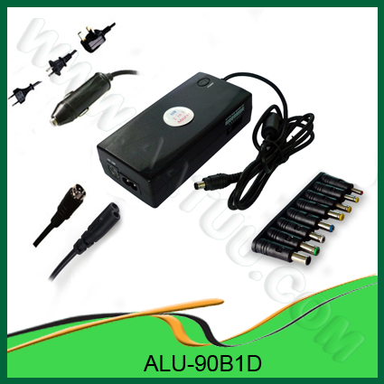 Factory Supply 90W 2in1 Universal Laptop Power AC/DC Charger