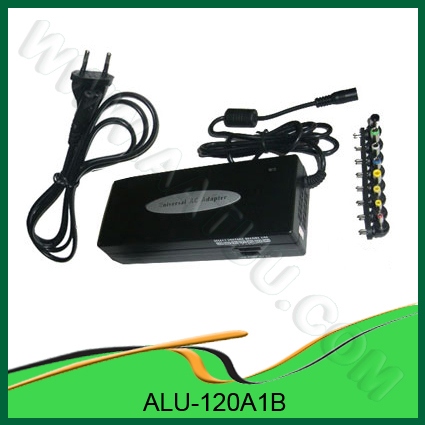 Factory Supply AC 120W Universal Laptop Adapter with USB Port, 8Output