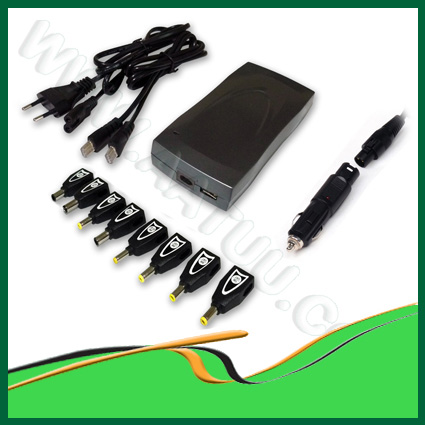 AC&DC 90W Universal Laptop Adapter Power for Home&Car&Airplane use