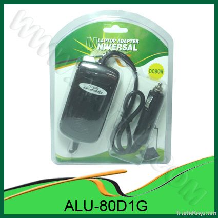 80W DC Universal Laptop Adapter For Car Use