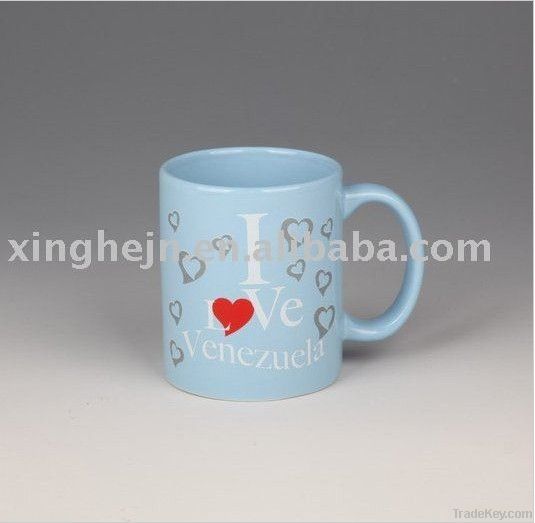 decal glazed mug/cup