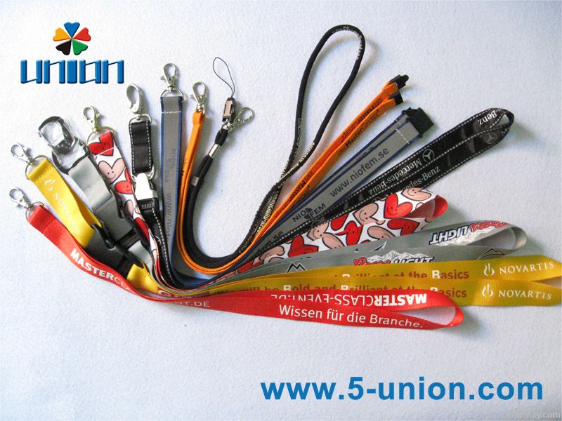 custom promotional neck lanyards