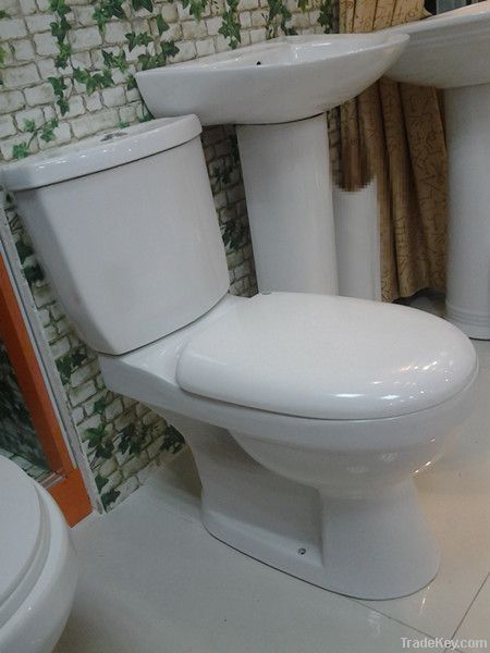 sanita com autoclismo / wash down two-piece toilet
