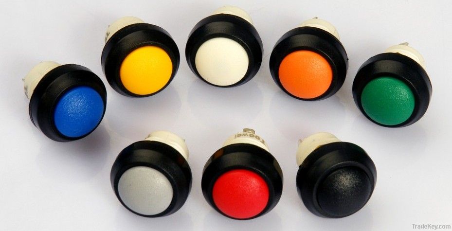 waterproof 12mm motorcycle reset push button switch