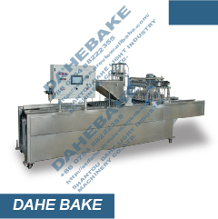 Cake production equipment Multi-function Oil Sprayer/Depositor 2 in 1