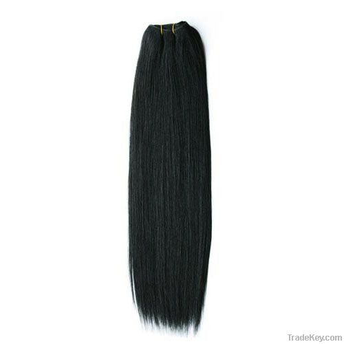 Indian virgin remy human hair weft / weaves / weaving