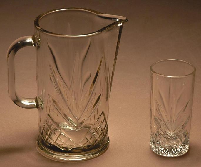 glass jug & kettle set