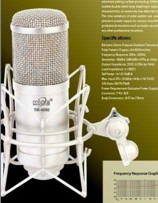 Professional Tube Condenser Microphone