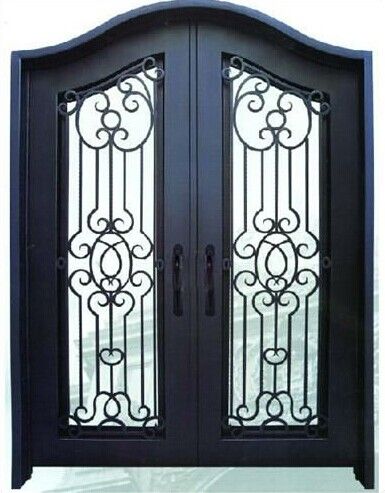 Ornamental Wrought Iron Front Door