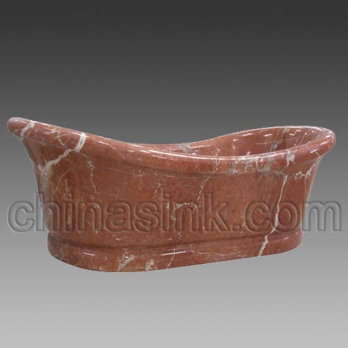 red alicante marble bathroom bathtub 62