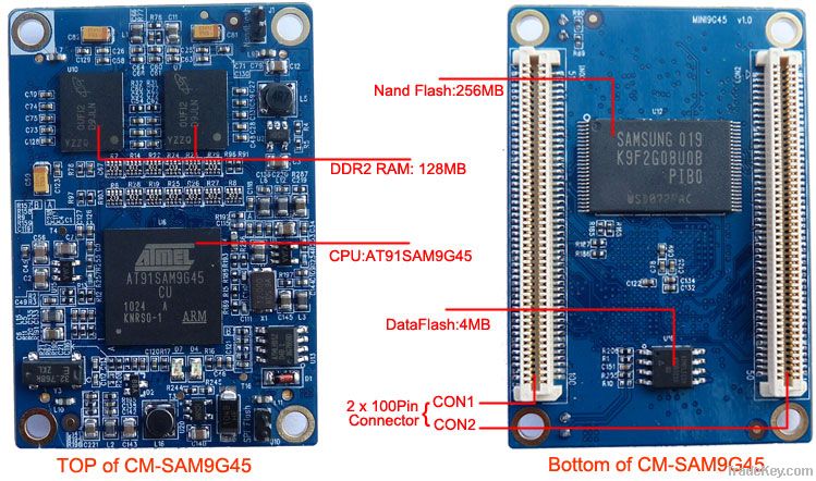 CM-SAM9G45 Atmel ARM9 AT91SAM9G45 CPU Board