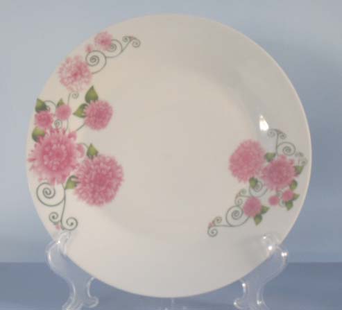 porcelain dinner plate, ceramic dinner plate, porcelain flat plate,
