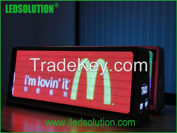 led display taxi top advertising signs