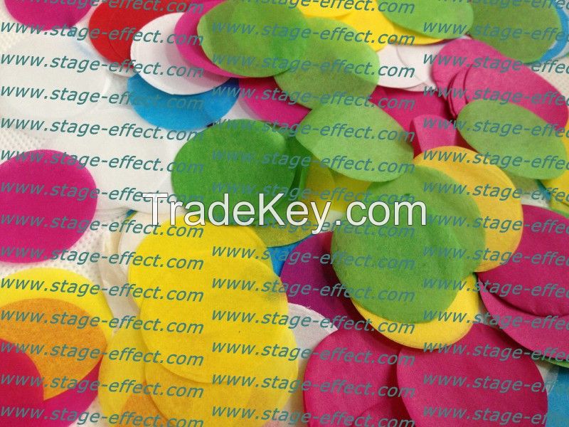 Round shape confetti, wedding party confetti