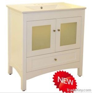 European Style MDF Bathroom Cabinet Vanity Set with Factory Price