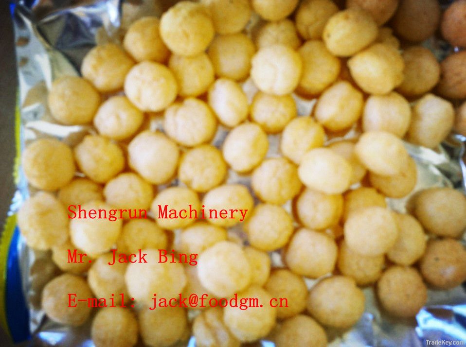 Puffy/Inflated Corn Snacks Food Processing Machinery Line Plant