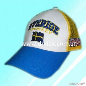 100% cotton baseball cap with printed logo