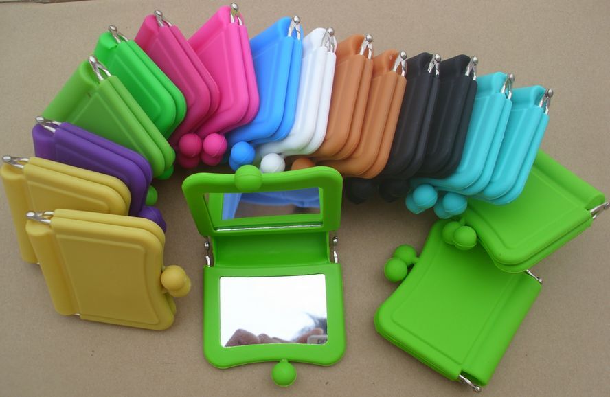 silicone purse & case & watch & mirror