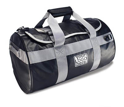 PVC Tarpaulin round duffel sports bag
