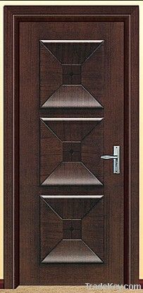 Natural solid wood door