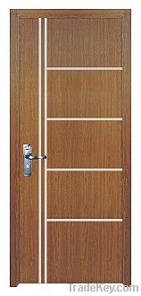 Natural solid wood door