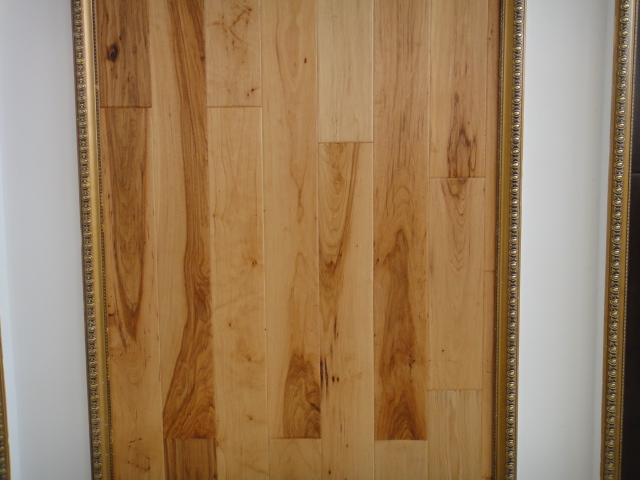 Birch wood flooring