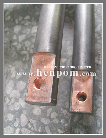 Titanium anode bar