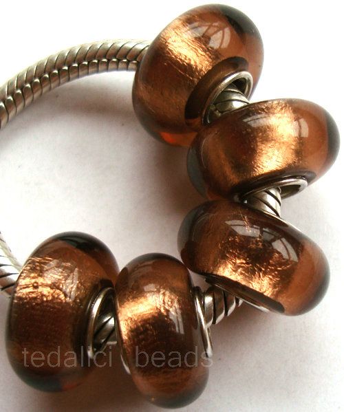 Wholesale Handmade Lampwork Murano Glass Beads Fit European Charm Bracelet