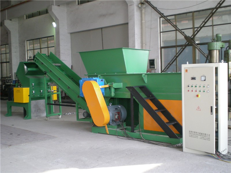 single shaft shredder