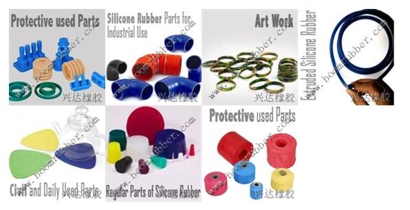 Silicone rubber parts
