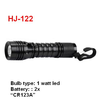 Led Aluminium Flashlight Torch (HJ122)