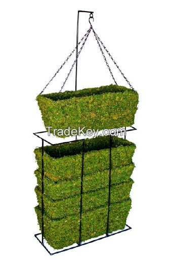 Iron Frame Moss Basket