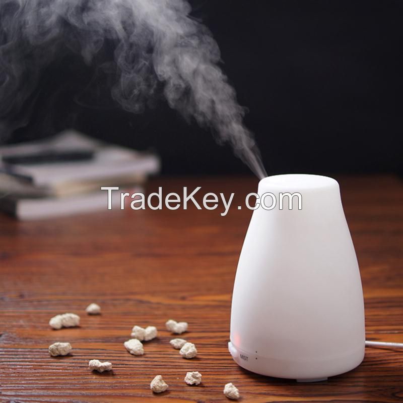 100ml Ultrasonic Aromatherapy Essential Oil Diffuser Aroma Mist Humidifier With Changing LED Light