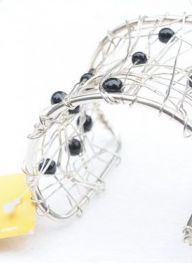 Binded Wire Beaded Bracelets 