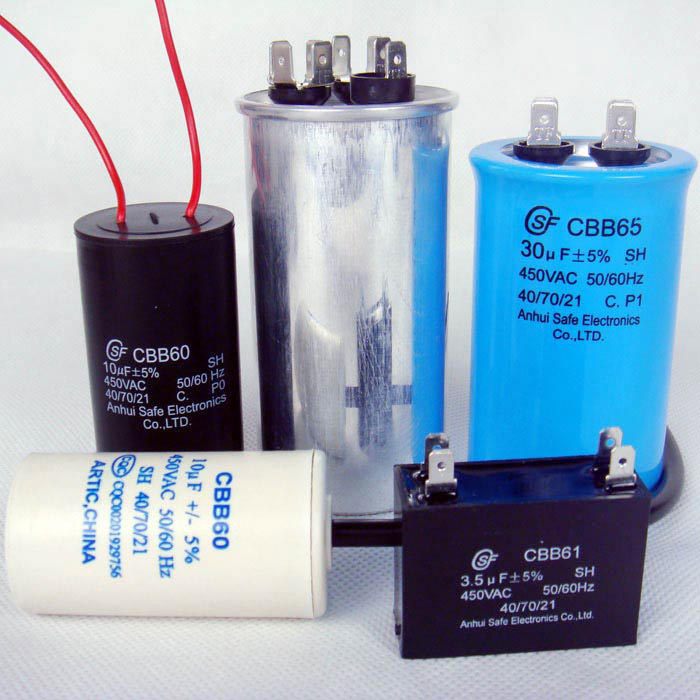Motor start capacitor CBB65/CBB61/CBB60