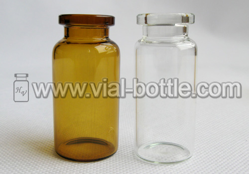 10ml glass vial medical injection bottle with 20mm crimp neck size
