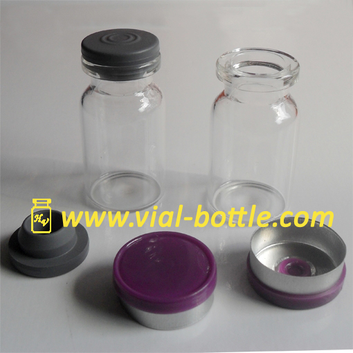 10ml glass bottle with flip tops and stopper