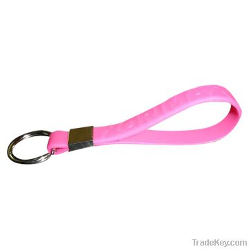 silicone wristband keyring