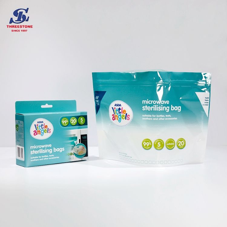 Custom Microwave Sterilizer Zipper Bag,Microwave Sterilize Bag