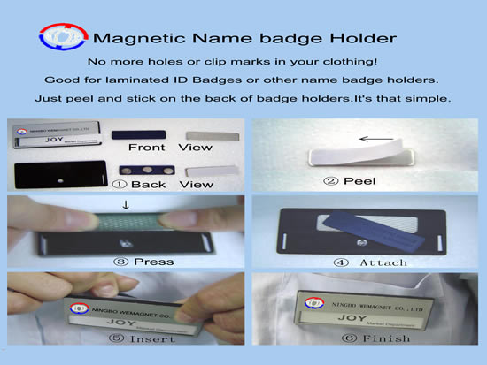 Magnetic Name Badge 