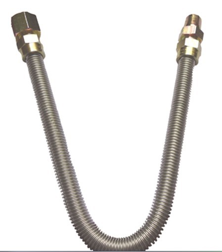 CSA approved stainless steel flexible gas connector hose