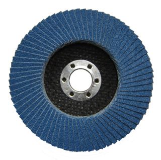 115 mm ceramic flap disc with fiberglass backing for innox