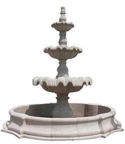 garden stone fountains