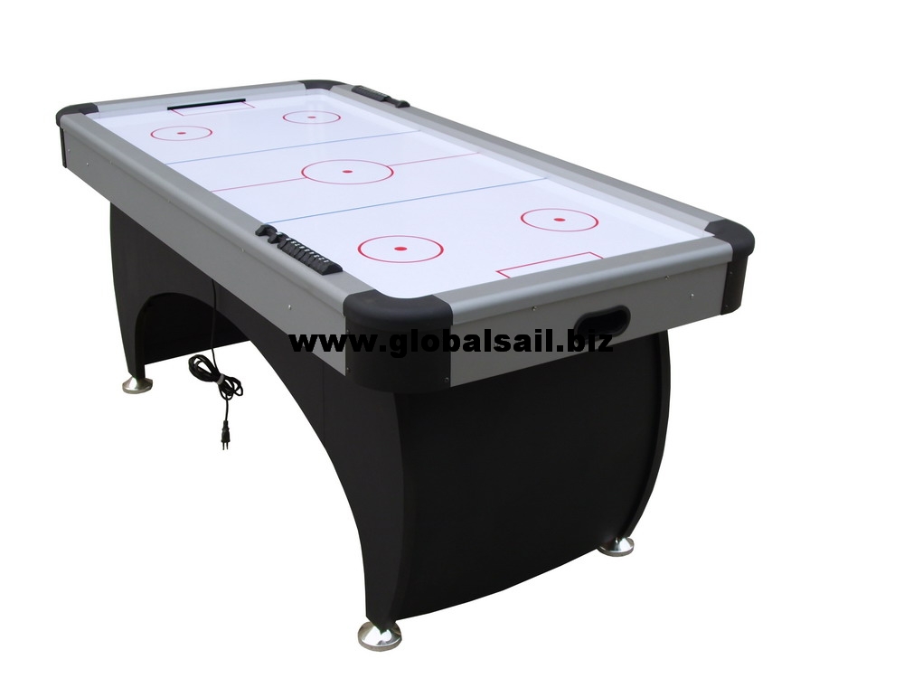 Electric air hockey table